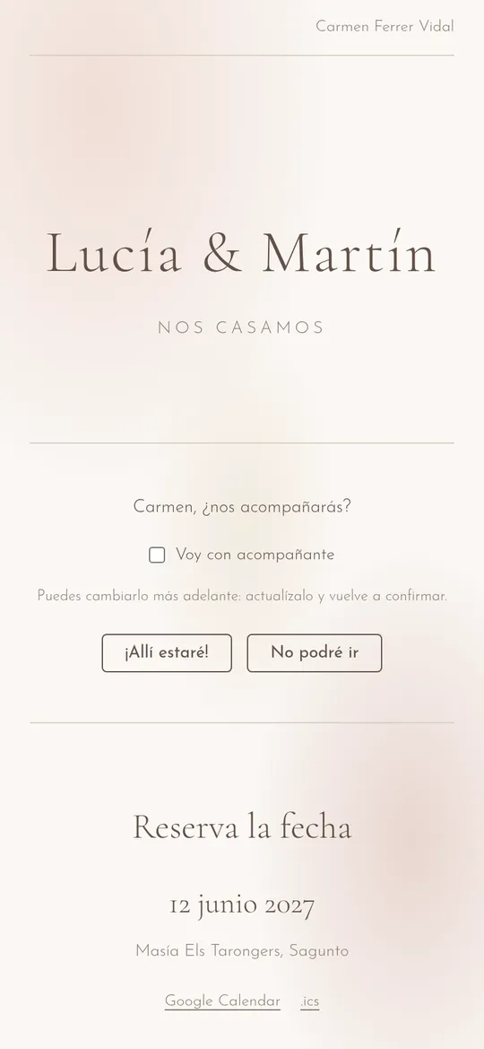 Diseño Minimal: solo texto y líneas finas